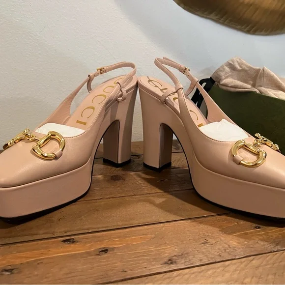 Gucci | Shoes | 223 Gucci Baby Horsebit Slingback Platform